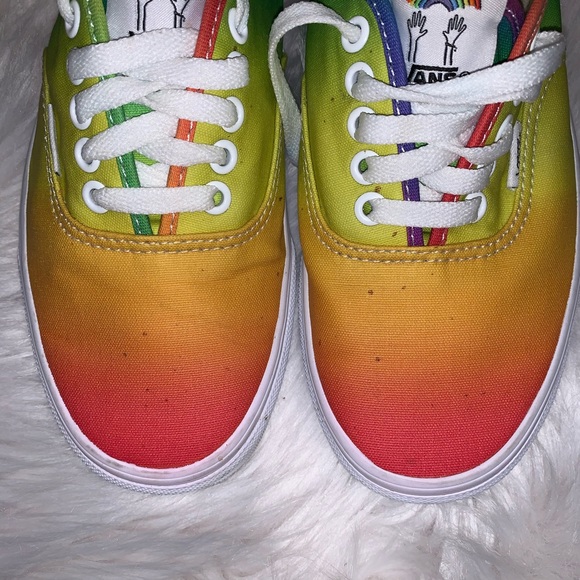 Vans rainbow sneakers, Dallas Clayton edition. - Picture 3 of 4